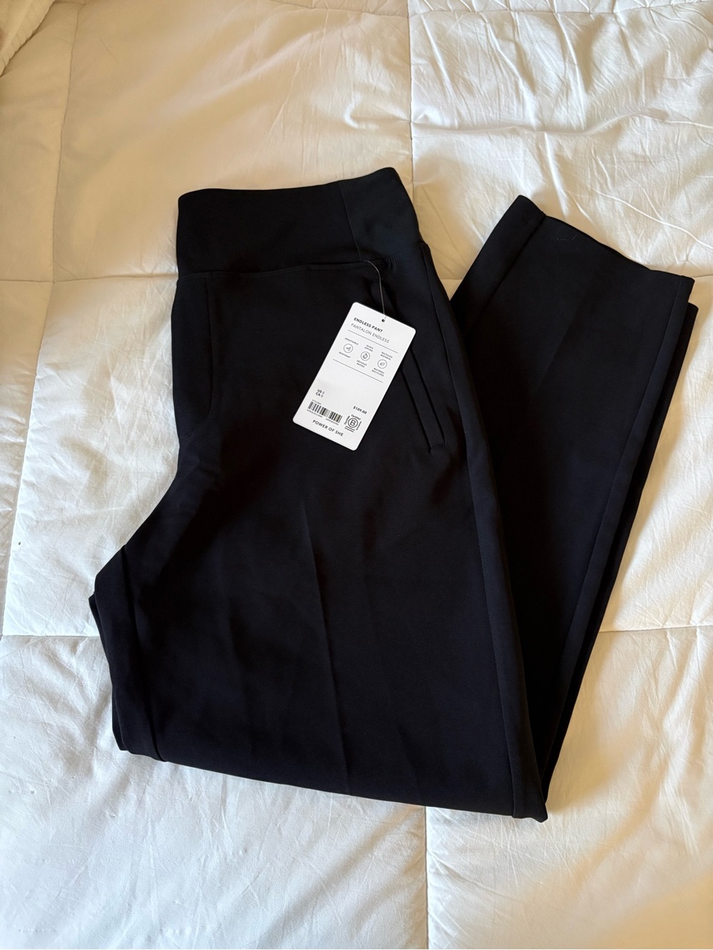 Athleta Cropped Black Endless Pants